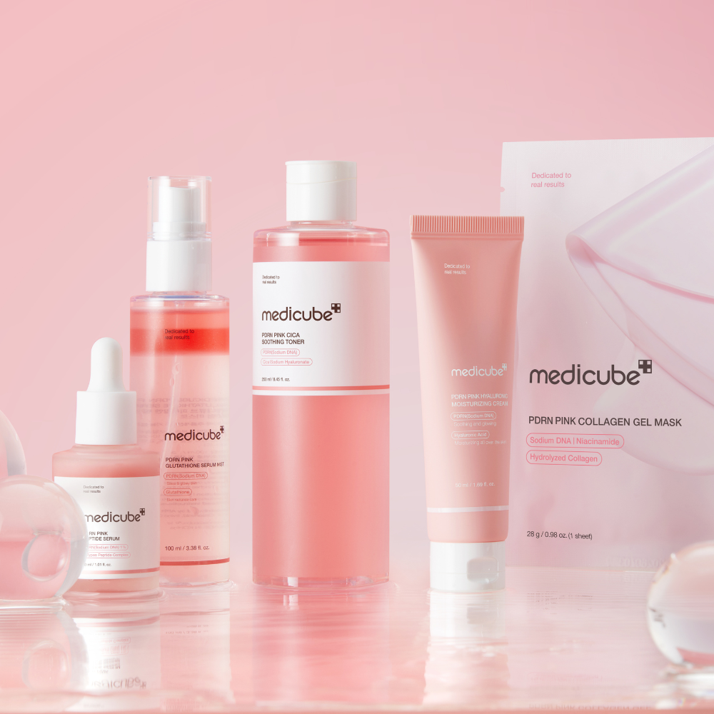 Medicube | PDRN Pink Cica pomirjujoč toner
