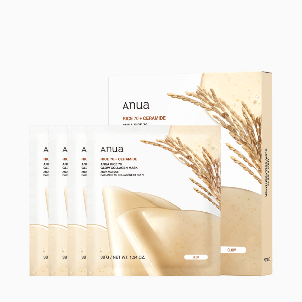 Anua | Riževa 70% sijajna kolagenska maska