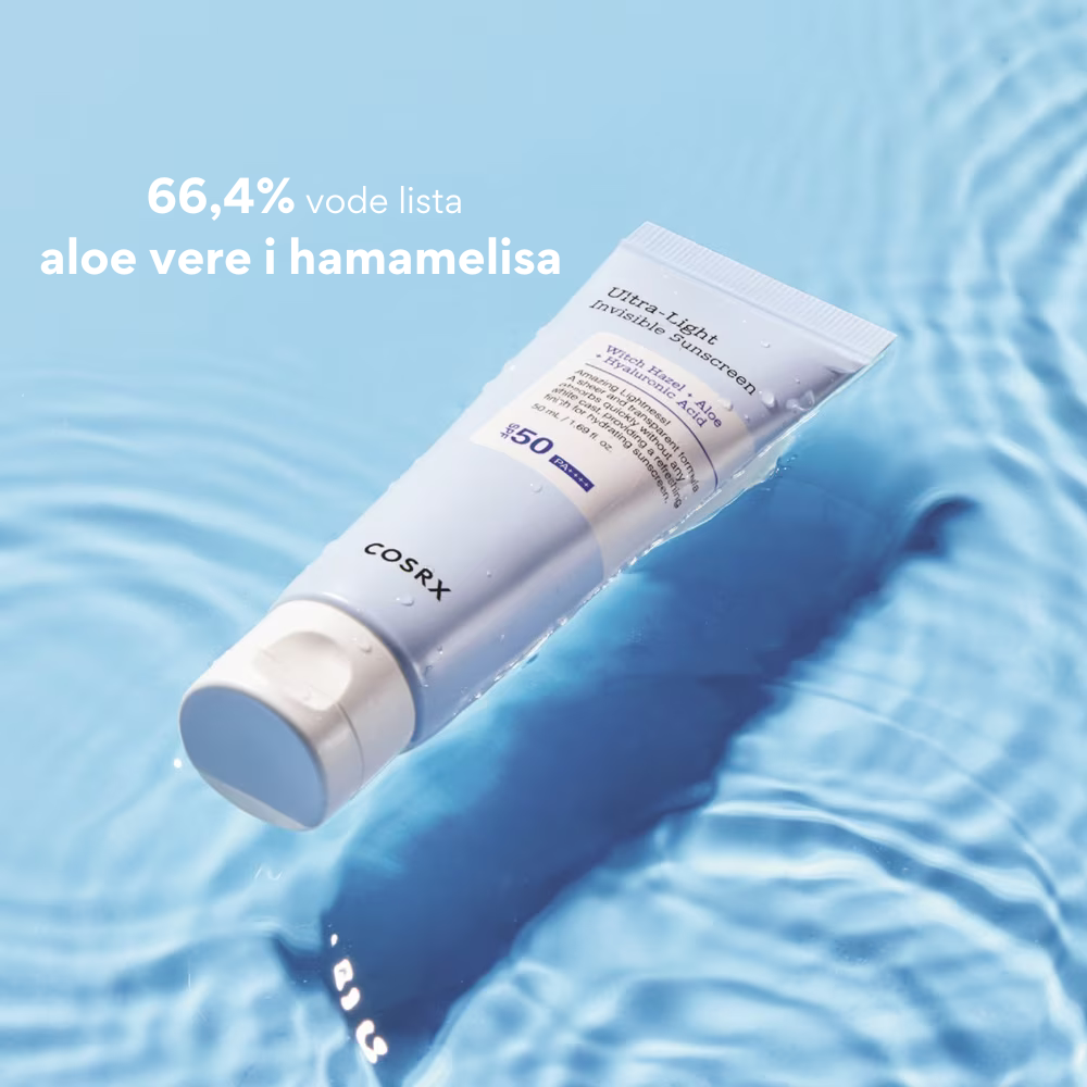 COSRX | Ultra lahek nevidni zaščitni faktor SPF 50+