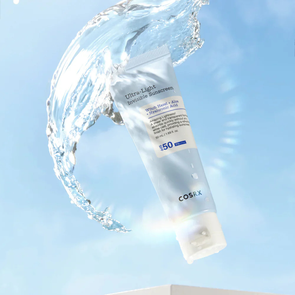 COSRX | Ultra lahek nevidni zaščitni faktor SPF 50+