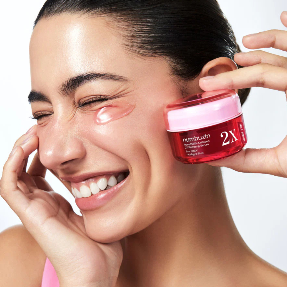 Numbuzin | No.2 Rose PDRN Collagen 2X serum za povečanje volumna