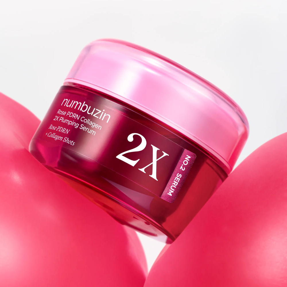 Numbuzin | No.2 Rose PDRN Collagen 2X serum za povečanje volumna