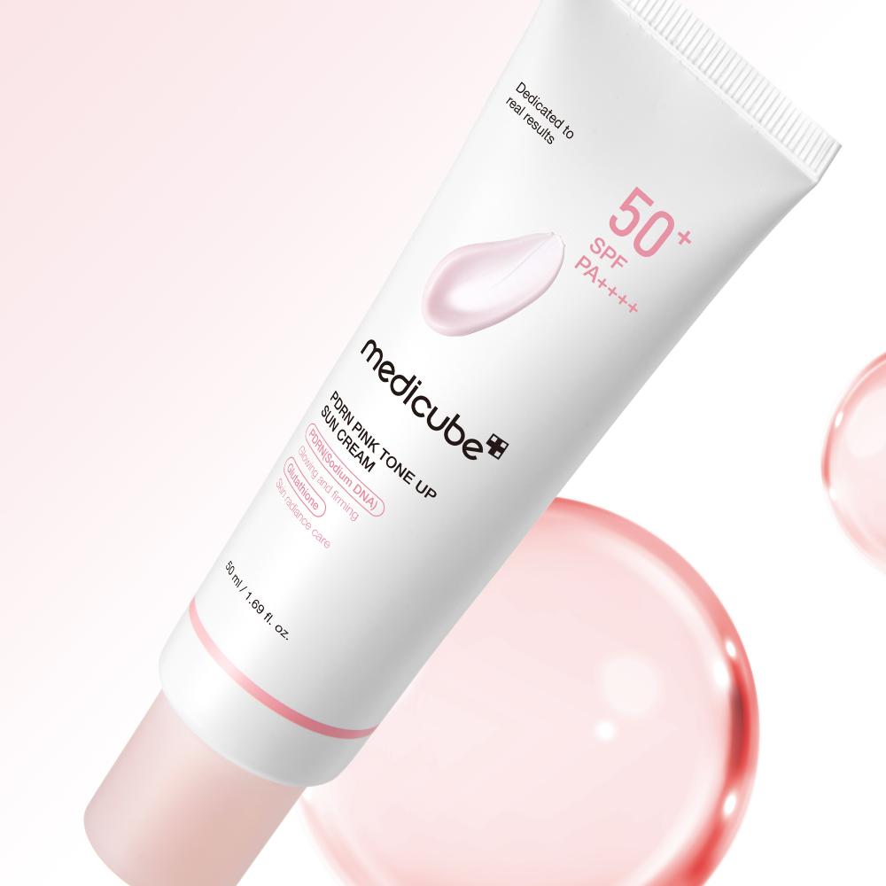 Medicube | PDRN Pink Tone Up krema za sončenje SPF50+