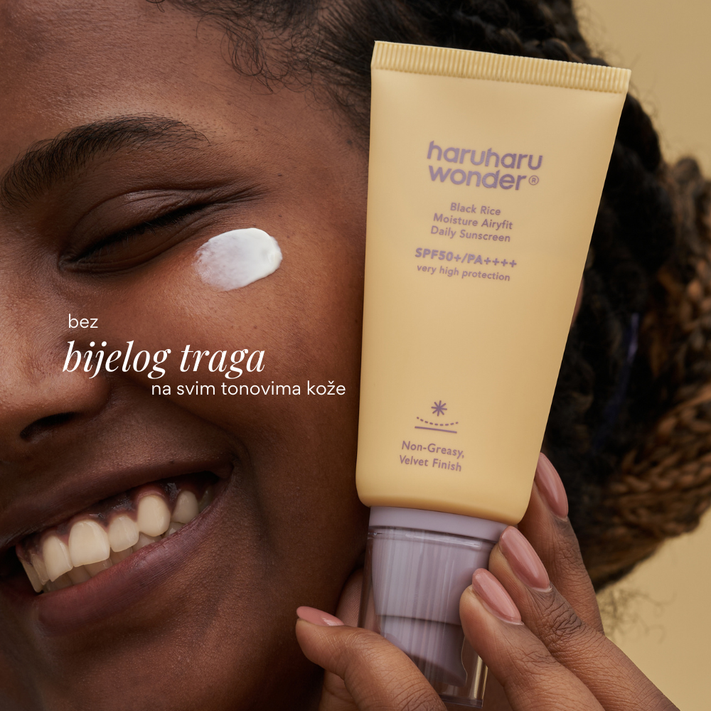 Haruharu Wonder | Črna riževa vlažilna krema za sončenje Airyfit SPF50+
