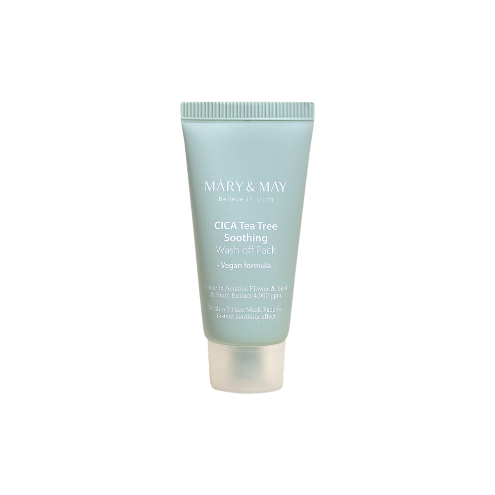 MARY & MAY | Cica Tea Tree Soothing Wash Off Mask Pack