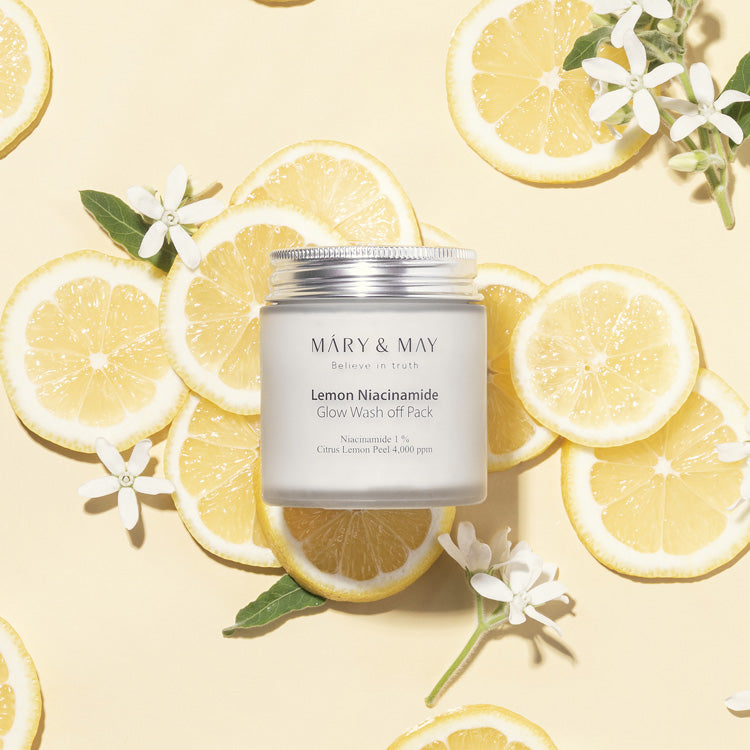 MARY & MAY | Lemon Niacinamide Glow Wash Off maska