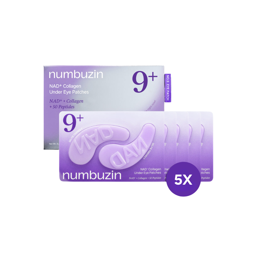 Numbuzin | št. 9 NAD+ kolagenske blazinice za področje okoli oči