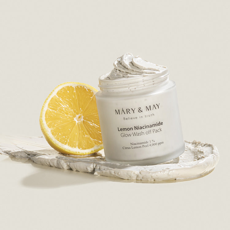 MARY &amp; MAY | Lemon Niacinamide Glow Wash Off maska