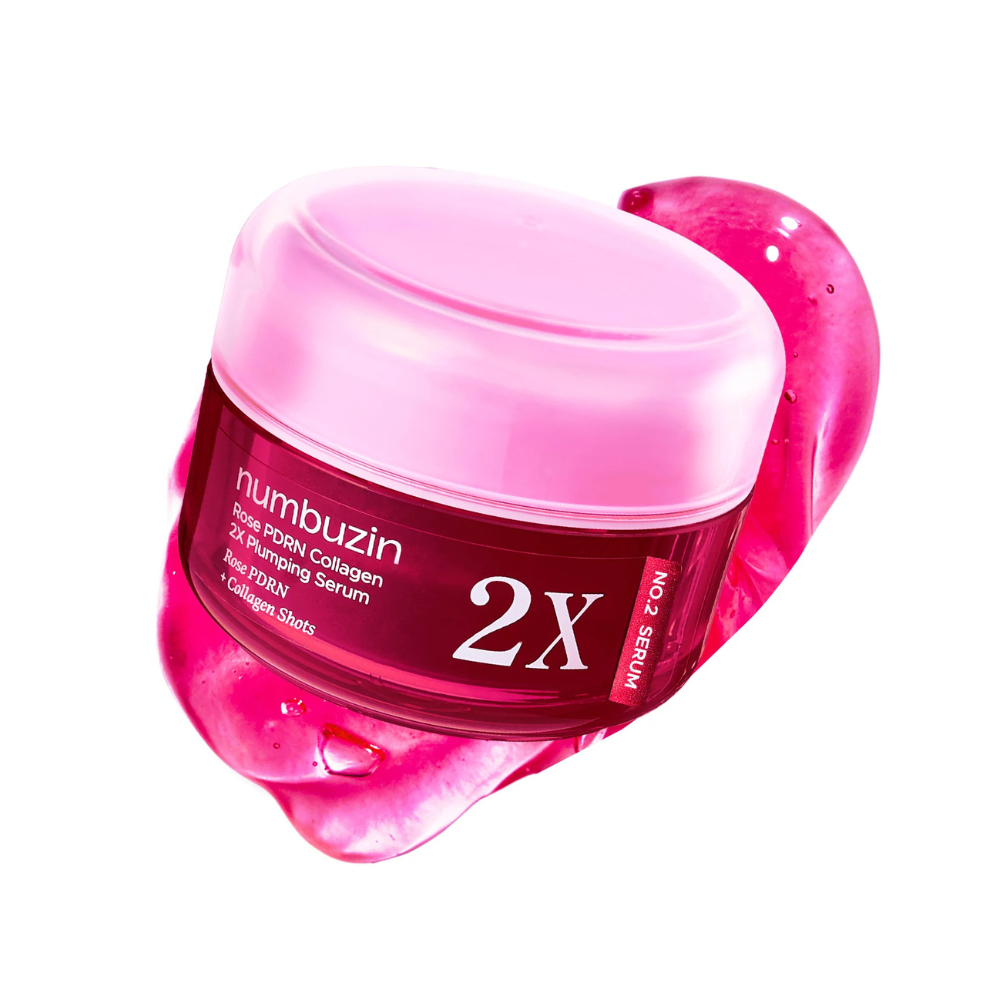 Numbuzin | No.2 Rose PDRN Collagen 2X serum za povečanje volumna