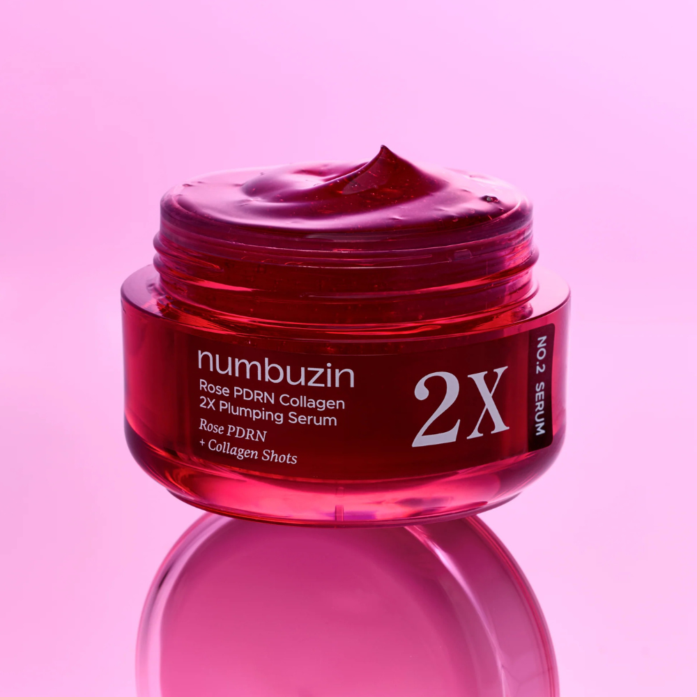 Numbuzin | No.2 Rose PDRN Collagen 2X serum za povečanje volumna