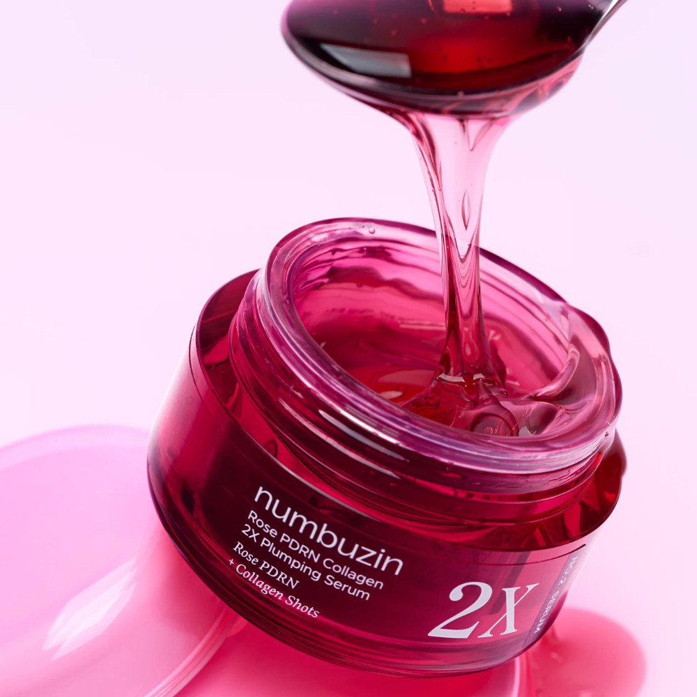 Numbuzin | No.2 Rose PDRN Collagen 2X serum za povečanje volumna