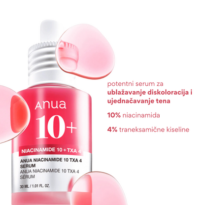 Anua | Niacinamid 10 + TXA 4 serum