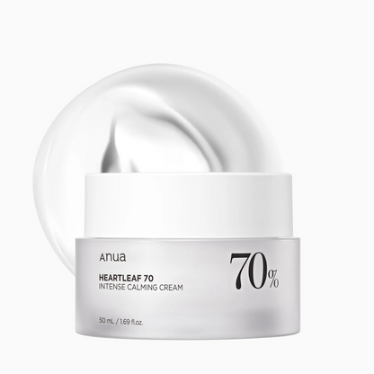 Anua | Heartleaf 70 % intenzivna pomirjujoča krema