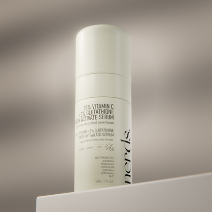 Nerds | 15 % vitamin C + 2 % glutation sveži aktivni serum