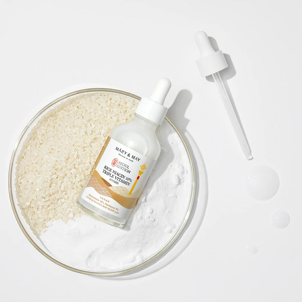MARY &amp; MAY | Rice Niacin 10% Triple Vitamin Serum