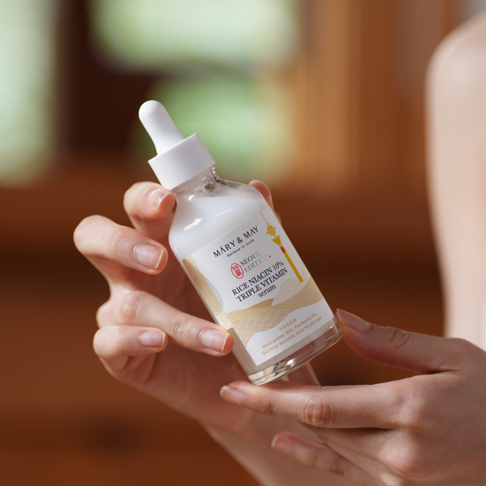 MARY &amp; MAY | Rice Niacin 10% Triple Vitamin Serum