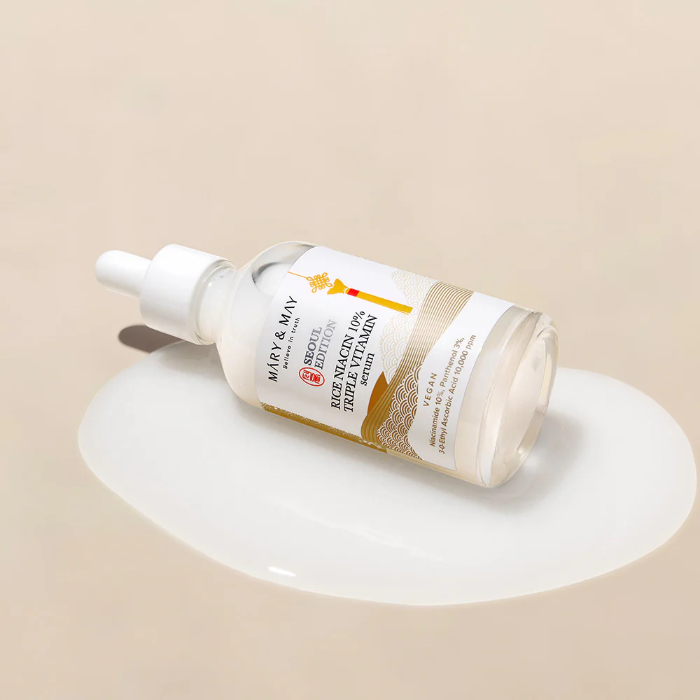 MARY &amp; MAY | Rice Niacin 10% Triple Vitamin Serum