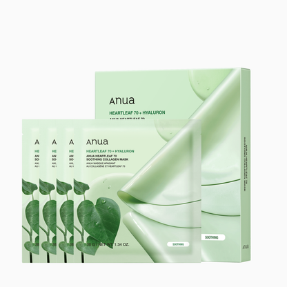Anua | Heartleaf 70 pomirjujoča kolagenska maska