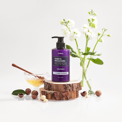 Kundal | Honey &amp; Macadamia Hydro-Intensive Protein Premium tretma za lase