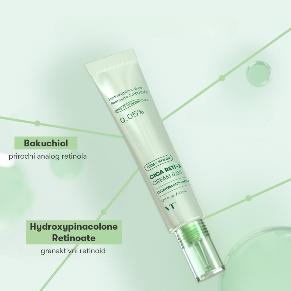 VT Cosmetics | Cica Reti-A krema 0.05
