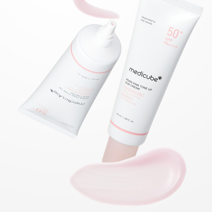 Medicube | PDRN Pink Tone Up krema za sončenje SPF50+