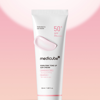 Medicube | PDRN Pink Tone Up krema za sončenje SPF50+