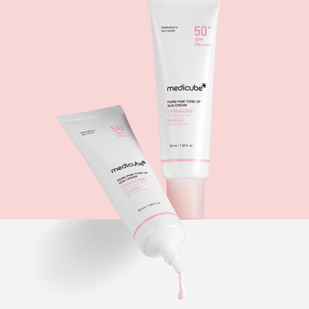 Medicube | PDRN Pink Tone Up krema za sončenje SPF50+