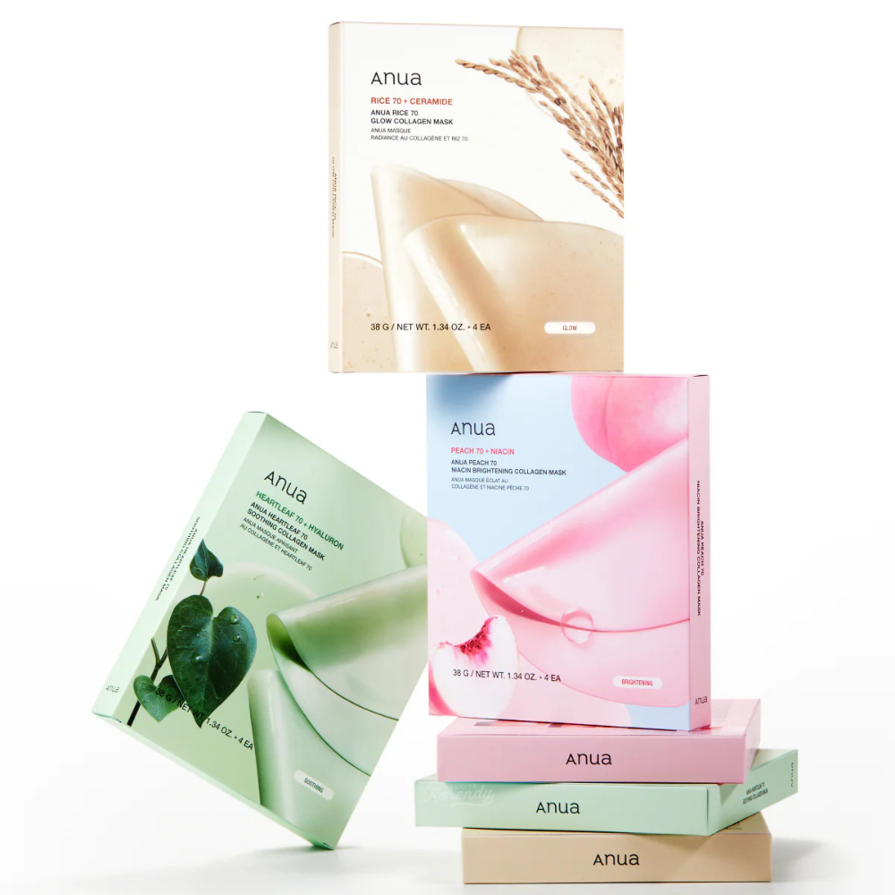Anua | Heartleaf 70 pomirjujoča kolagenska maska