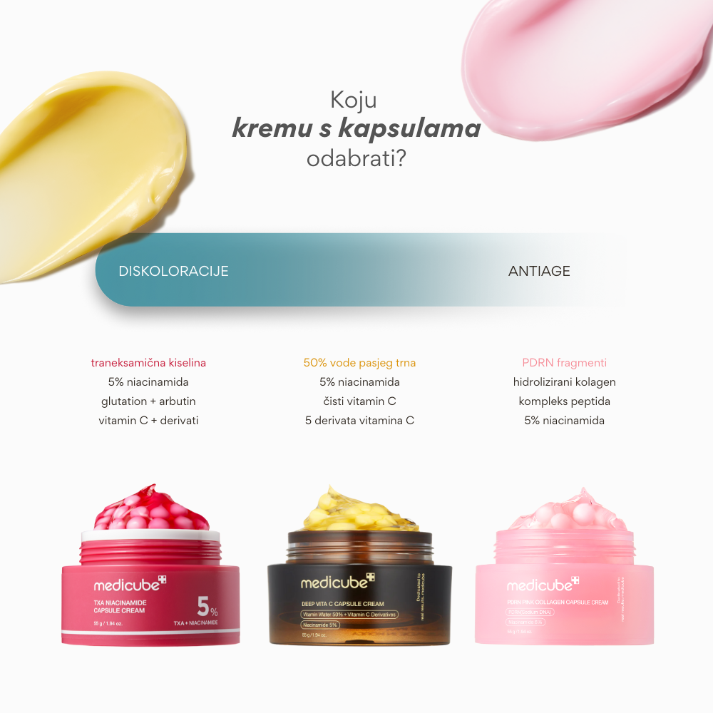 Medicube | TXA Niacinamid krema v kapsulah