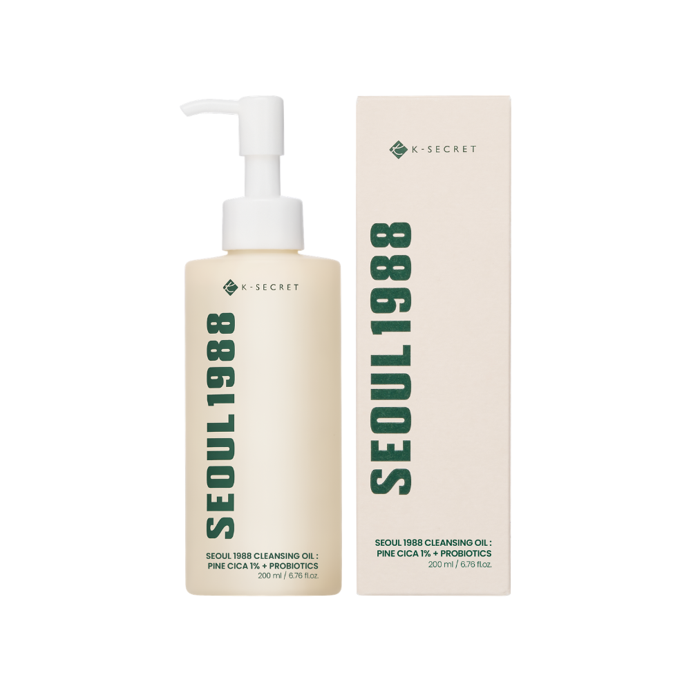 K-SECRET | SEOUL 1988 Cleansing Oil : Pine Cica 1% + Probiotics
