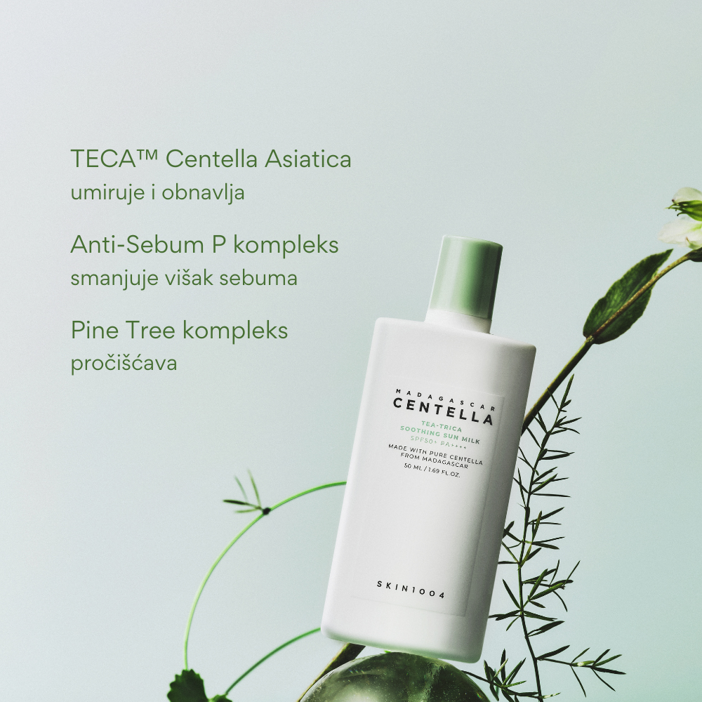SKIN1004 | Tea-Trica pomirjajoče sončno mleko