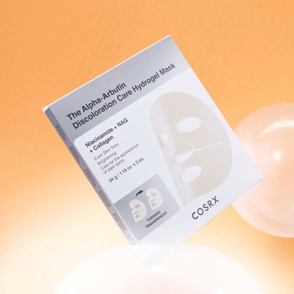 COSRX | Hydrogel maska za nego kože z alfa-arbutinom in proti diskoloraciji