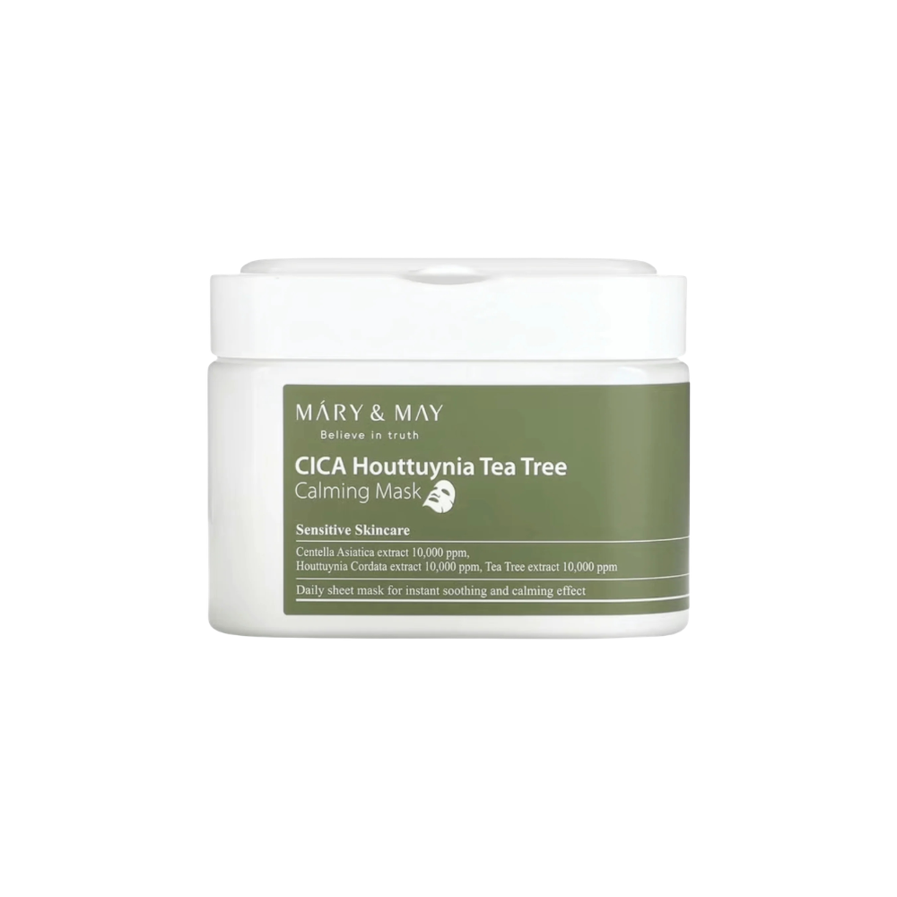 MARY &amp; MAY | Cica Houttuynia Tea Tree pomirjujoča maska