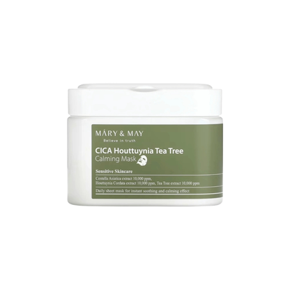 MARY &amp; MAY | Cica Houttuynia Tea Tree pomirjujoča maska