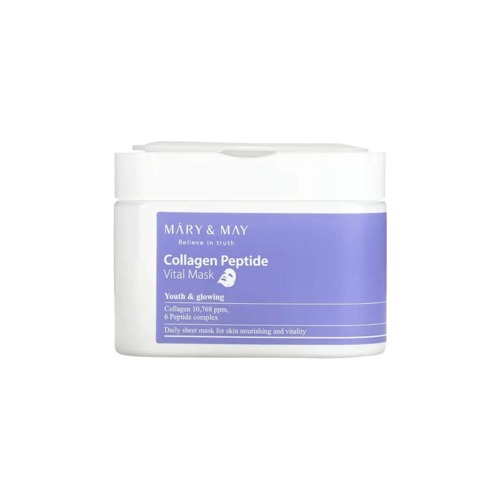 MARY &amp; MAY | Kolagen peptid vitalna maska