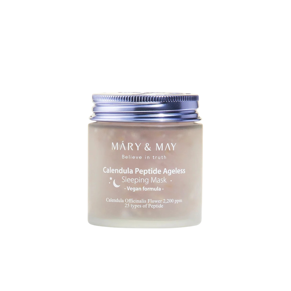 MARY &amp; MAY | Pomlajevalna spalna maska s kalendulo in peptidi