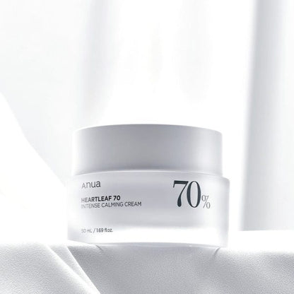 Anua | Heartleaf 70 % intenzivna pomirjujoča krema