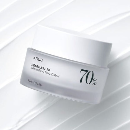 Anua | Heartleaf 70 % intenzivna pomirjujoča krema